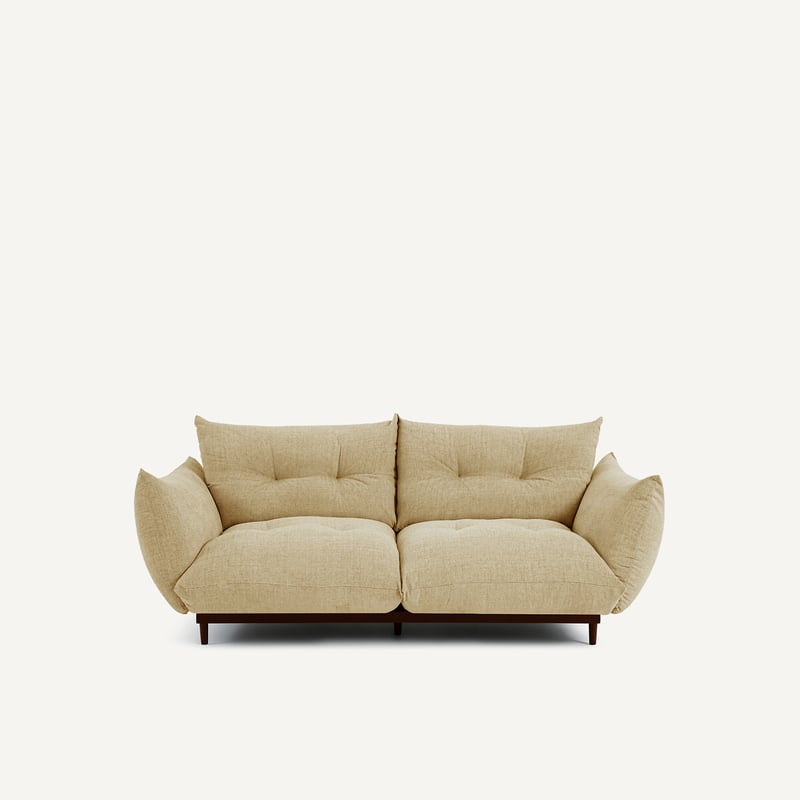 Am.pm Kompaktes Sofa, 3-sitzig, Aus Geflochtenem Polyester, Vitoria