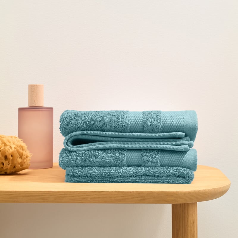 La Redoute Interieurs Set Mit 4 Gästehandtüchern Aus Ägyptischer Baumwolle 600g/m2, Kheops