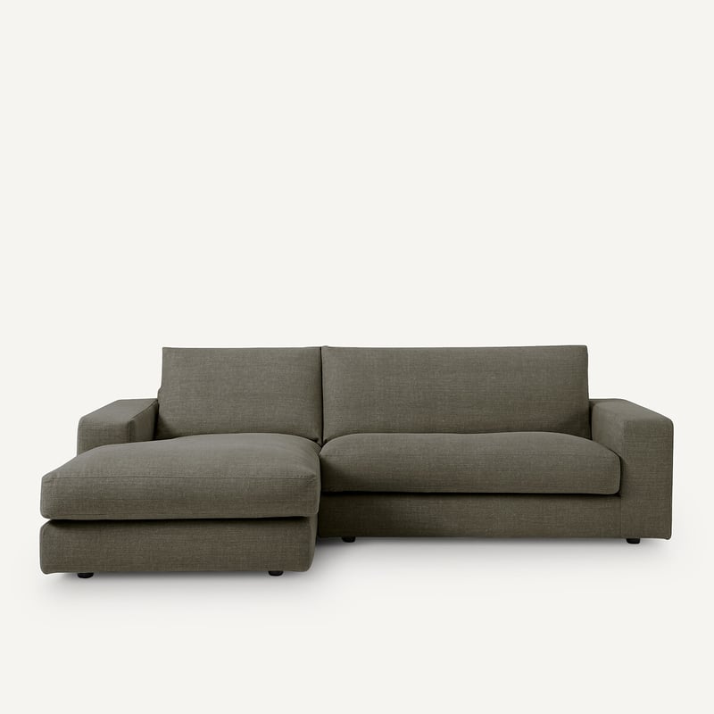 Am.pm Ecksofa Skander, Baumwolle/leinen