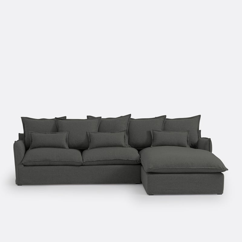 Ecksofa, 4-sitzer, Aus Polyester, Odna