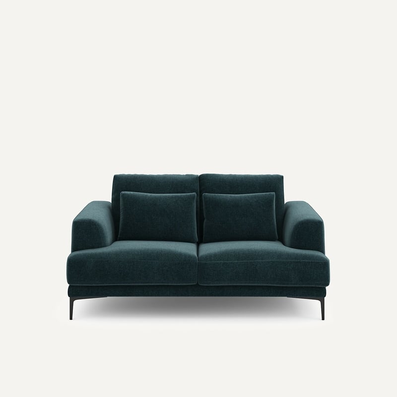 Am.pm 2p-sofa Aus Chenille-samt, Marsile