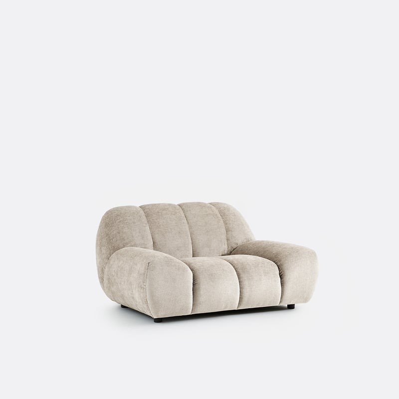 Xl Sessel Nuria, Dicker Samt