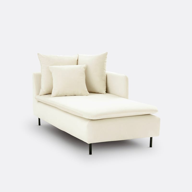 Récamierenmodul Ivete, Samt, 179 Cm