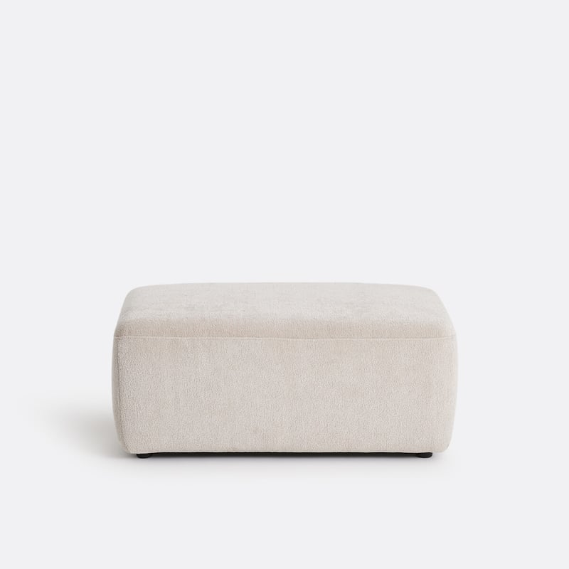 Hocker-element Für Ein Modulares Sofa, Aus Chenille-jacquard, Amad