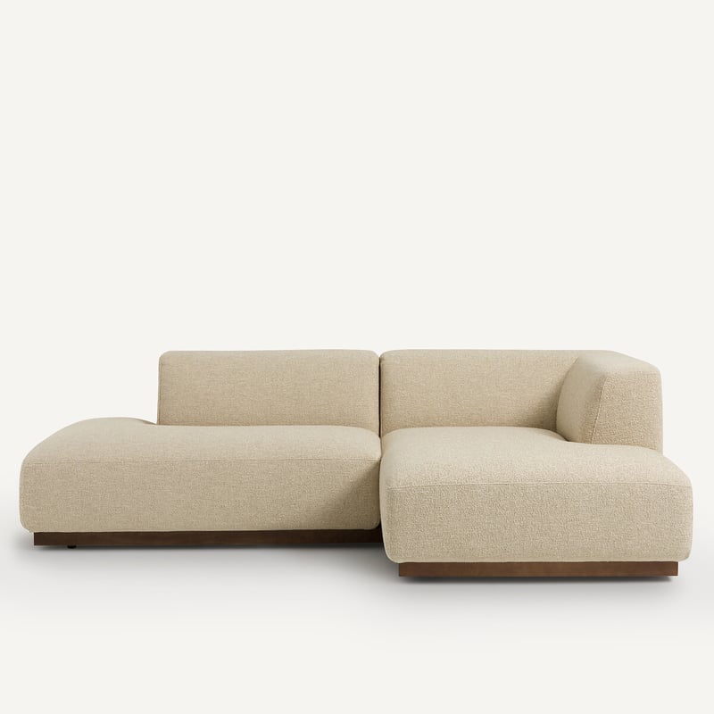 Am.pm Ecksofa Jacopo Mit Ecke Rechts, Bouclé