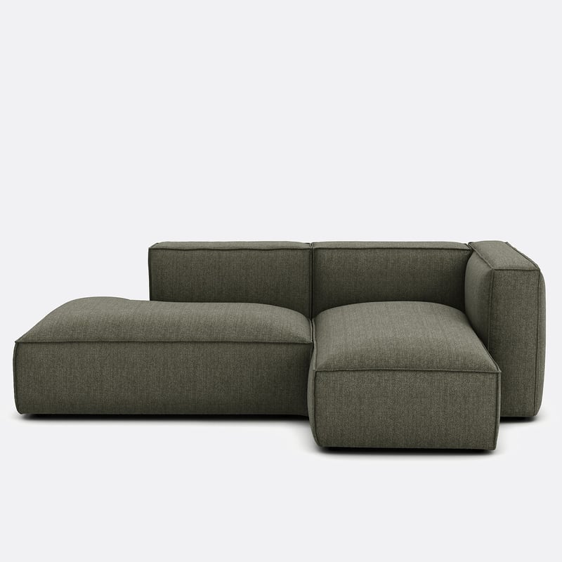 Modulares Ecksofa Seven, Rechts, Aus Strukturgewebe