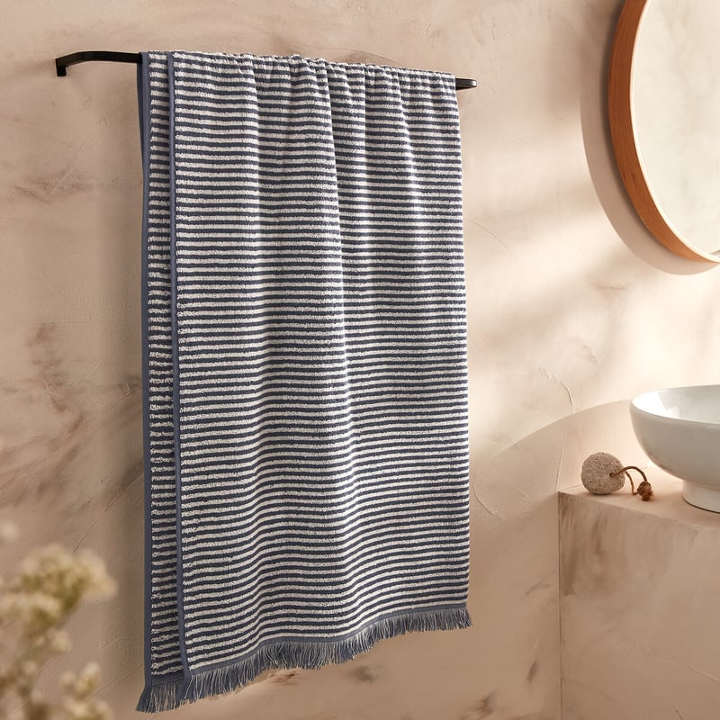 La Redoute Interieurs Maxi-badetuch Malo Aus Gestreiftem Frottee