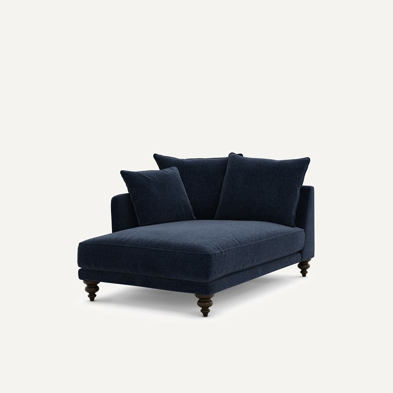 Am.pm Chaiselongue Aus Chenille-samt, Lazarus