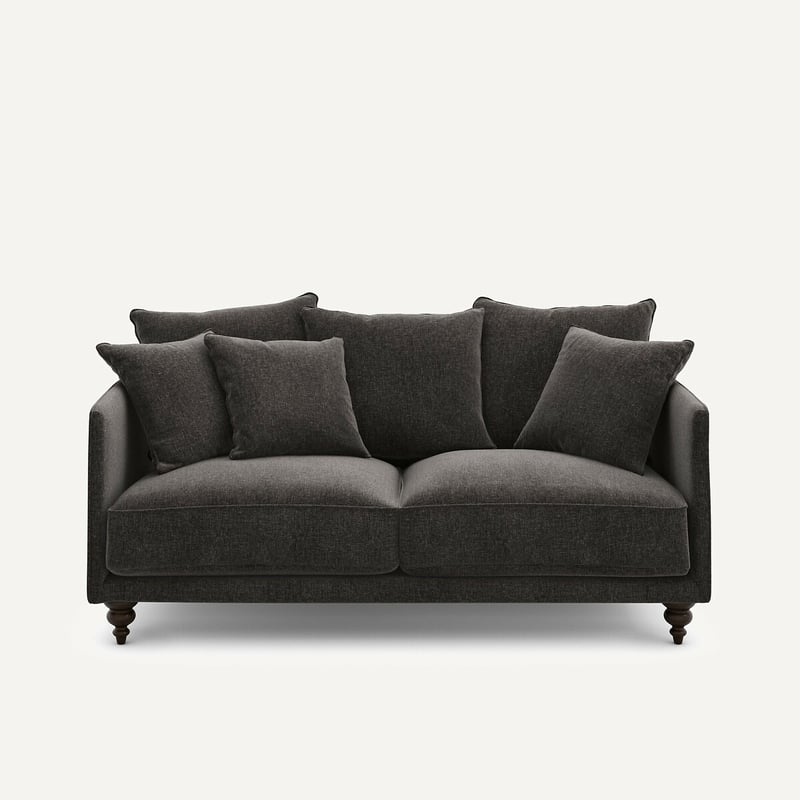 Am.pm Kompaktes Sofa Aus Chenille-samt, Lazare