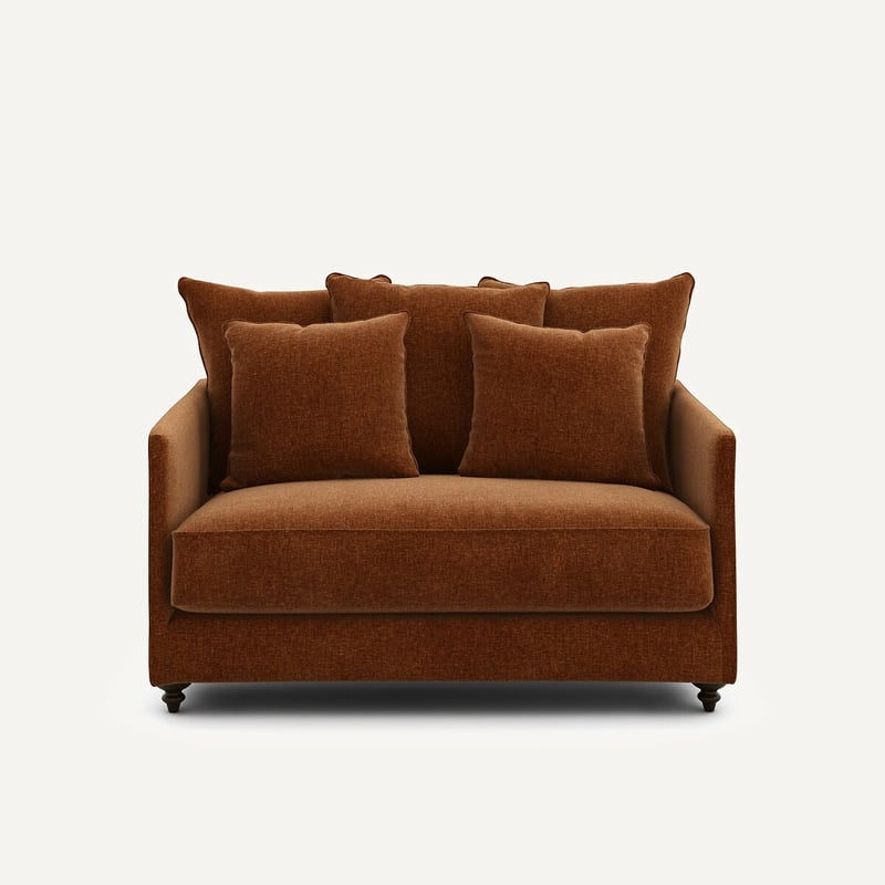 Am.pm 2p-sofa, Umwandelbar, Chenille-samt, Lazare