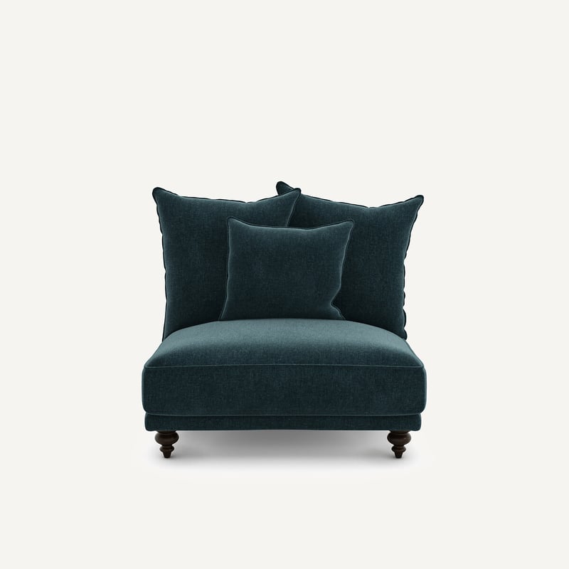Am.pm Sessel Aus Chenille-samt, Lazare