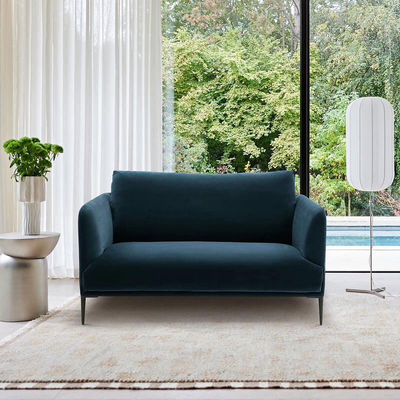 Emmanuel Gallina X Am.pm 2-sitzer-sofa, Samt, Oscar, Design Emmanuel Gallina