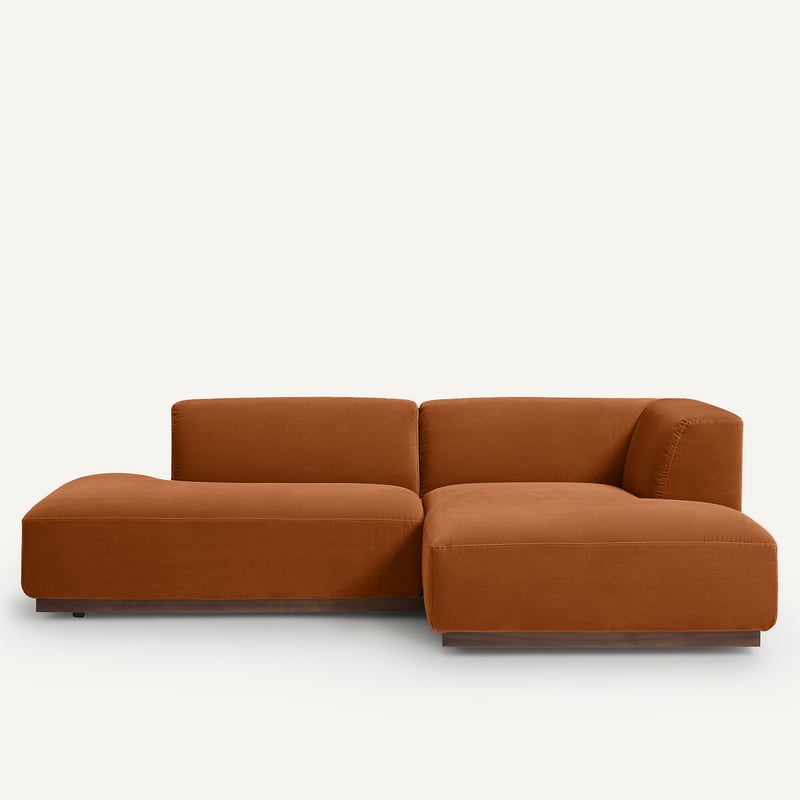 Am.pm Ecksofa Jacopo Mit Ecke Rechts, Samt