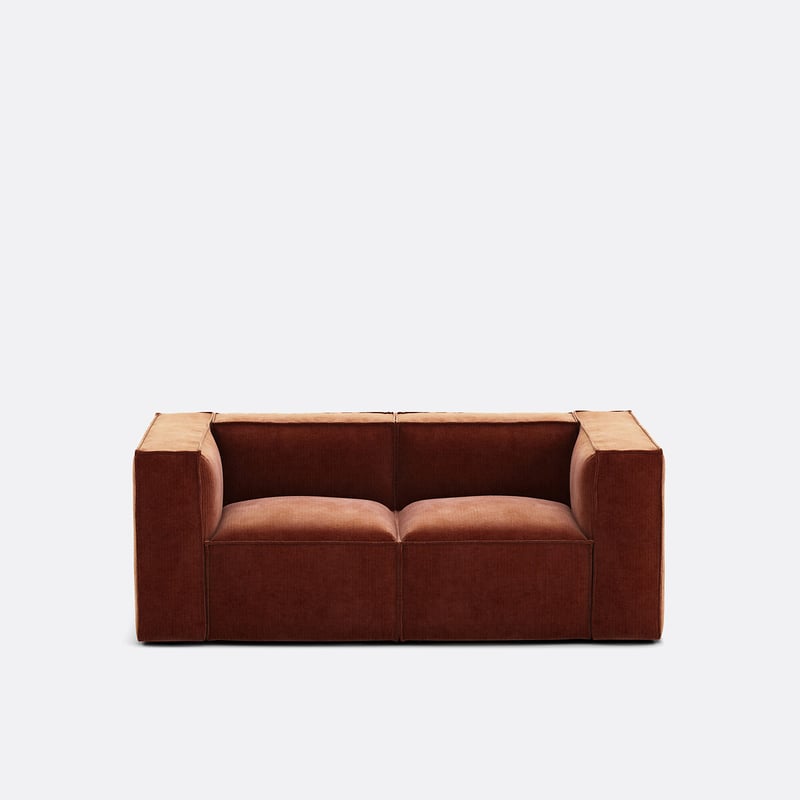 Modulares Sofa Seven, 2-sitzig, Aus Vintage-cord