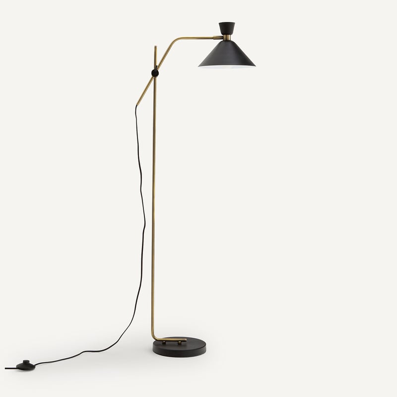 Am.pm Stehlampe Zoticus, Altmessing-optik