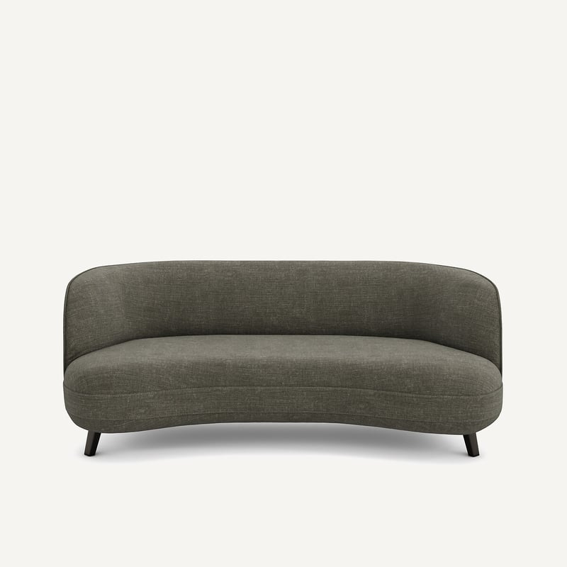 Am.pm X Emmanuel Gallina 3-sitzer-sofa Aus Baumwolle Und Leinen, Rosebury, Design Emmanuel Gallina