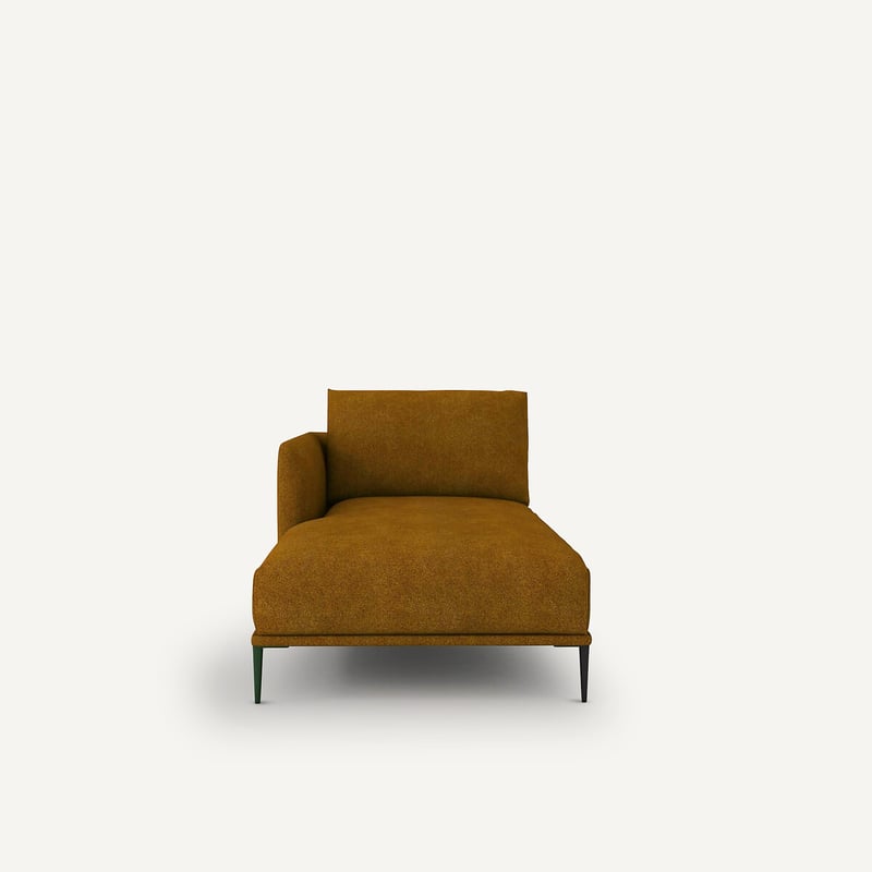 Emmanuel Gallina X Am.pm Chaiselongue Aus Meliertem Natté, Oscar, Design Emmanuel Gallina