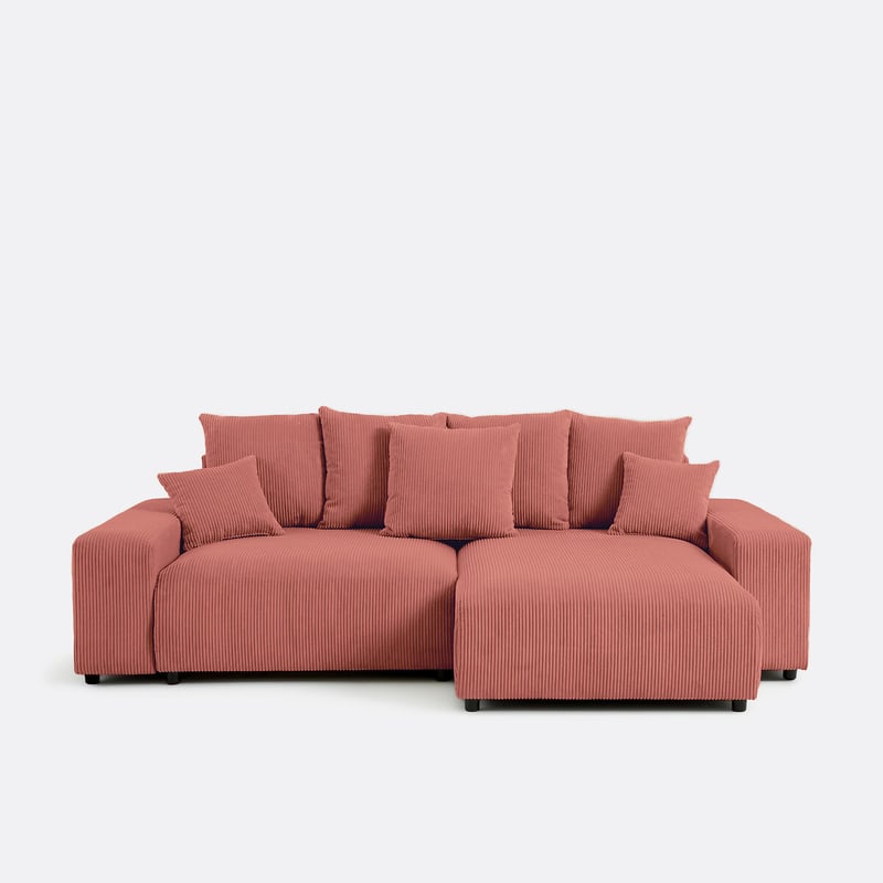 Umkehrbares Ecksofa Mit Bettkasten, Cord, Lomi