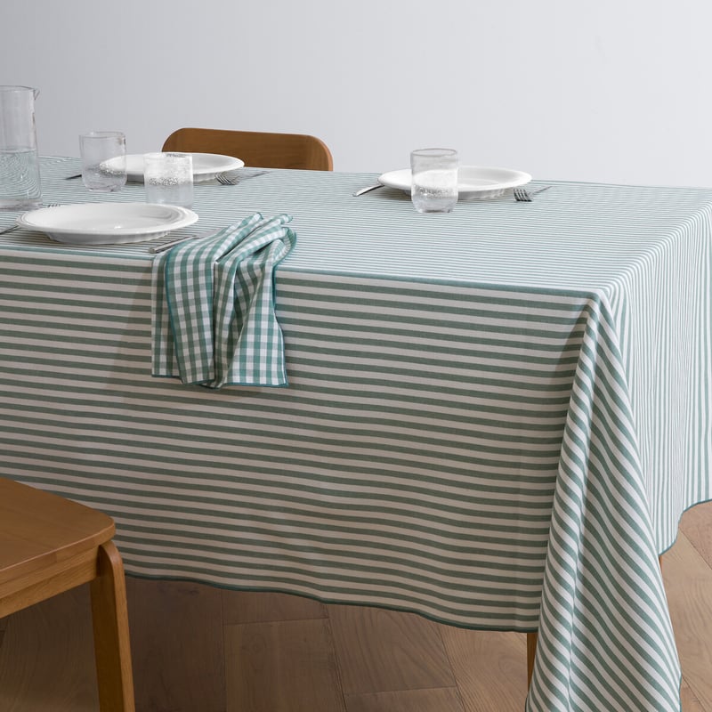 La Redoute Interieurs Gestreifte Tischdecke, Gewebt Und Gefärbt, 30 % Recycelte Baumwolle, Soizic