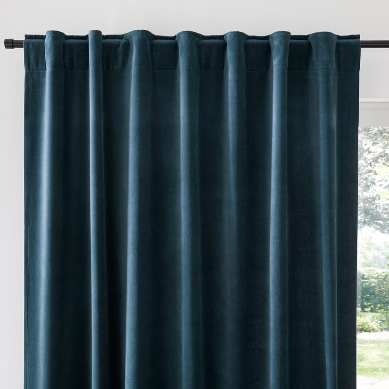 La Redoute Interieurs Vorhang Velvet, Verdeckte Schlaufen, Samt