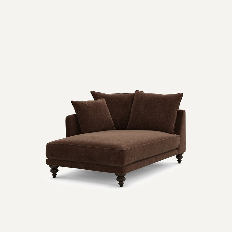Am.pm Chaiselongue Aus Chenille-samt, Lazarus