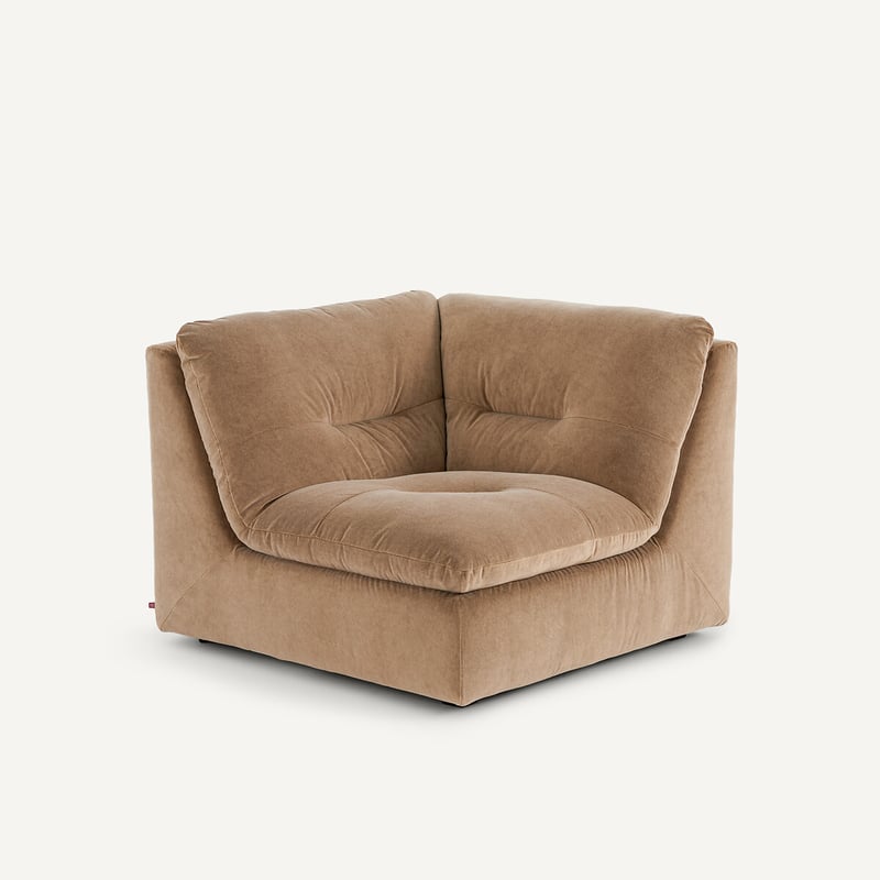 Am.pm Modularer 90°-winkel In Stonewashed Velours, Giuliano