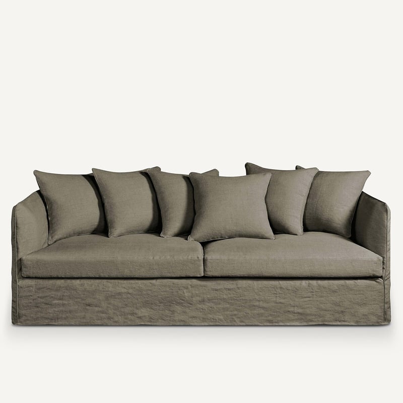 Am.pm 3-, 4- Oder 5-sitzer-sofa, Dickes Stonewashed-leinen, Neo Chiquito