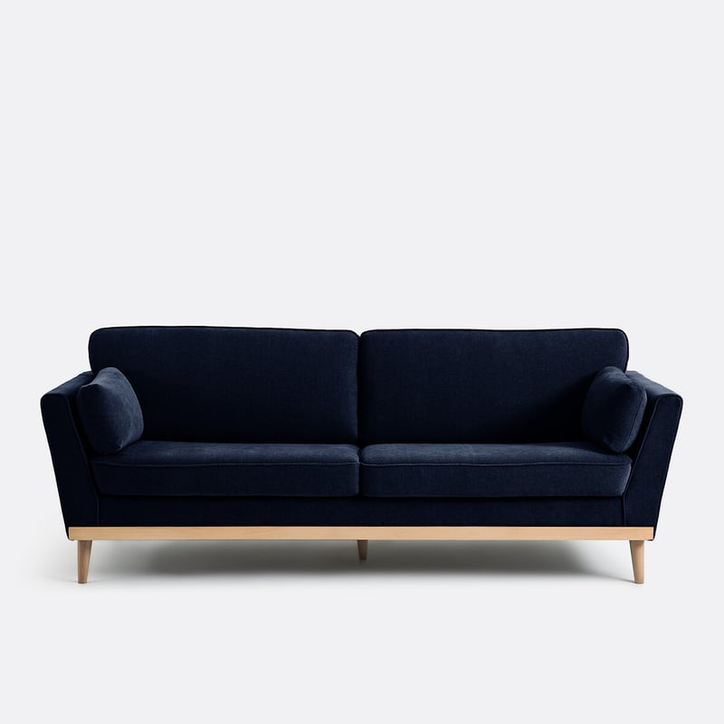 Meliertes Polyestersofa, 3- Oder 4-sitzer, Tasie