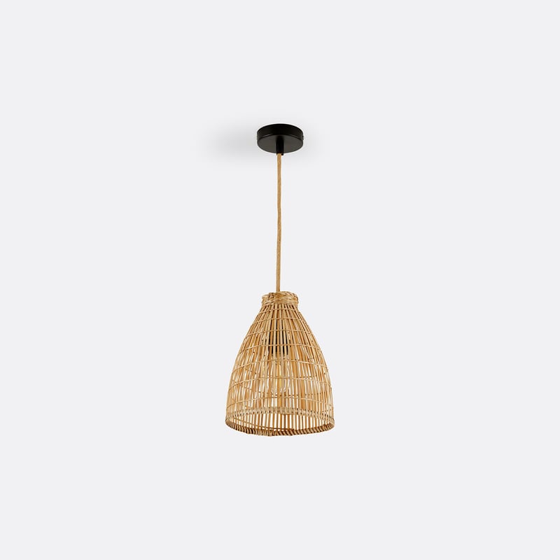 Hängeleuchte Aleandro, Bambus, Ø 20 Cm