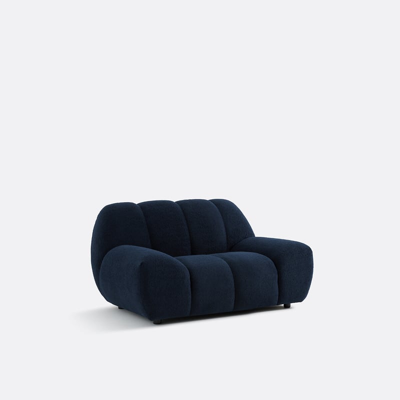 Xl-sessel Nuria, Dicker Bouclé