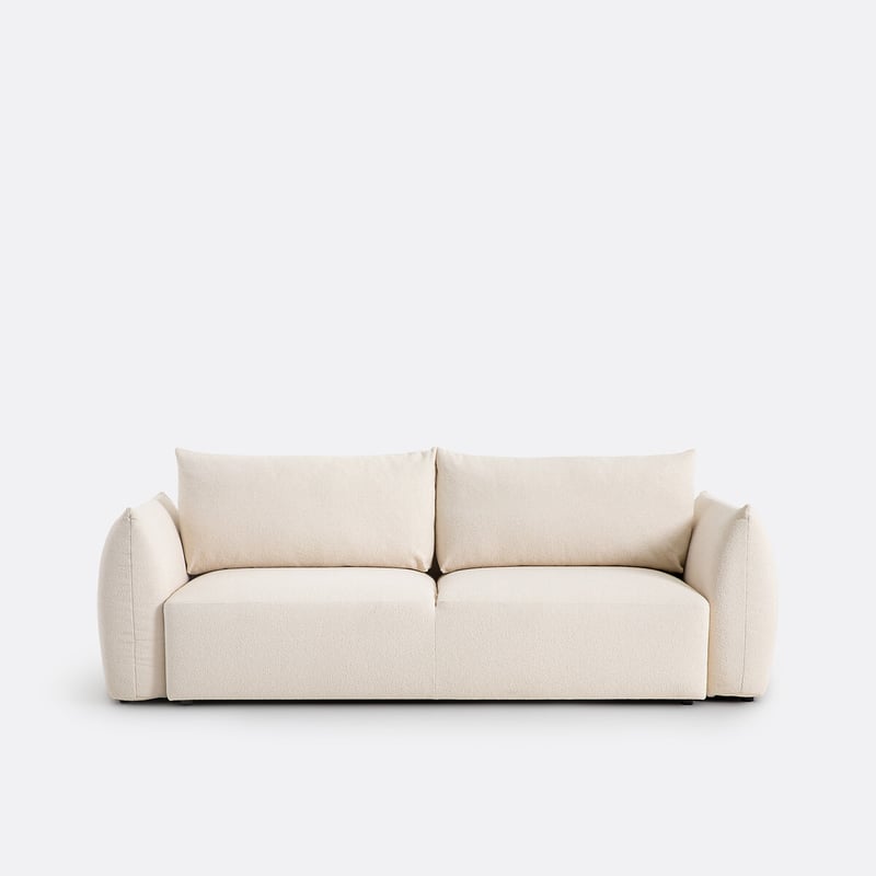 3-sitzer-schlafsofa Edith, Feinbouclé
