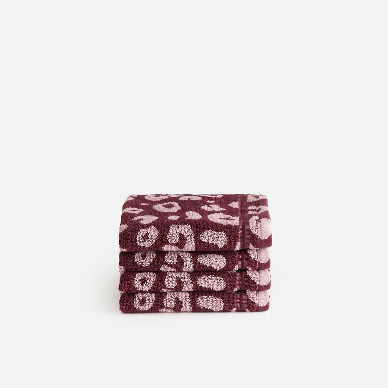 La Redoute Interieurs 4er-set Gästehandtücher Zani
