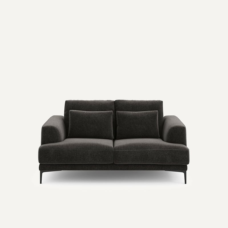 Am.pm 2p-sofa Aus Chenille-samt, Marsile