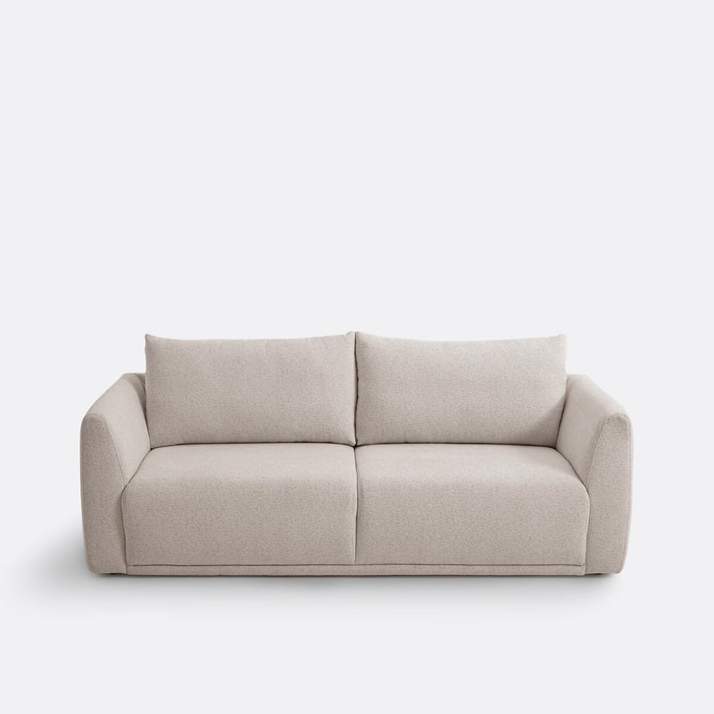3-sitzer-sofa Lupita, Polyester Meliert