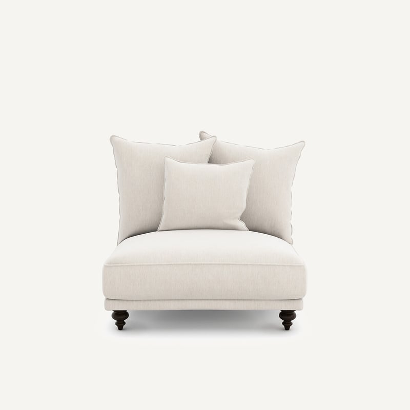 Am.pm Sessel Aus Chenille-samt, Lazare