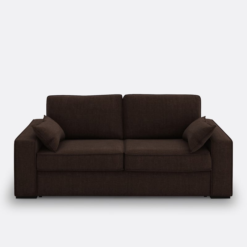 Schlafsofa Aus Baumwolle/leinen, Hr-premiumschaum, Cecilia