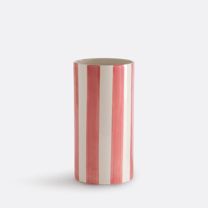 La Redoute Interieurs Vase Jaoma, Keramik Mit Streifenmuster, H. 25 Cm