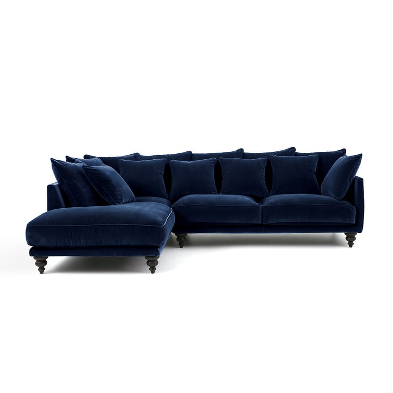 Am.pm Ecksofa, Aus Samt, Lazare