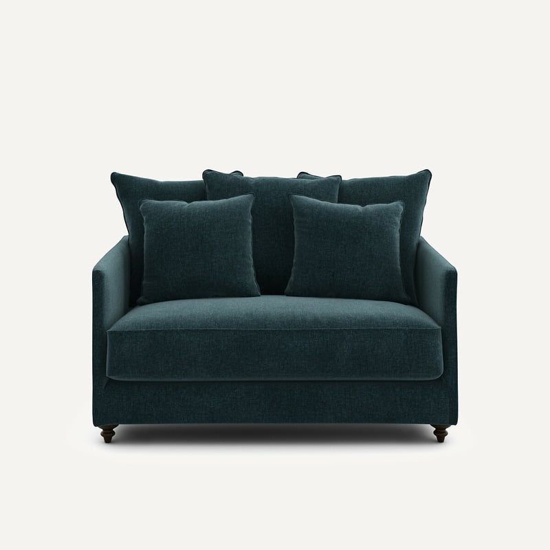 Am.pm 2p-sofa, Umwandelbar, Chenille-samt, Lazare