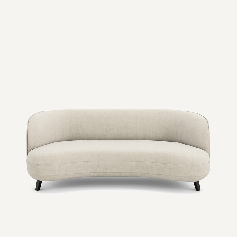 Am.pm X Emmanuel Gallina 3-sitzer-sofa Aus Baumwolle Und Leinen, Rosebury, Design Emmanuel Gallina