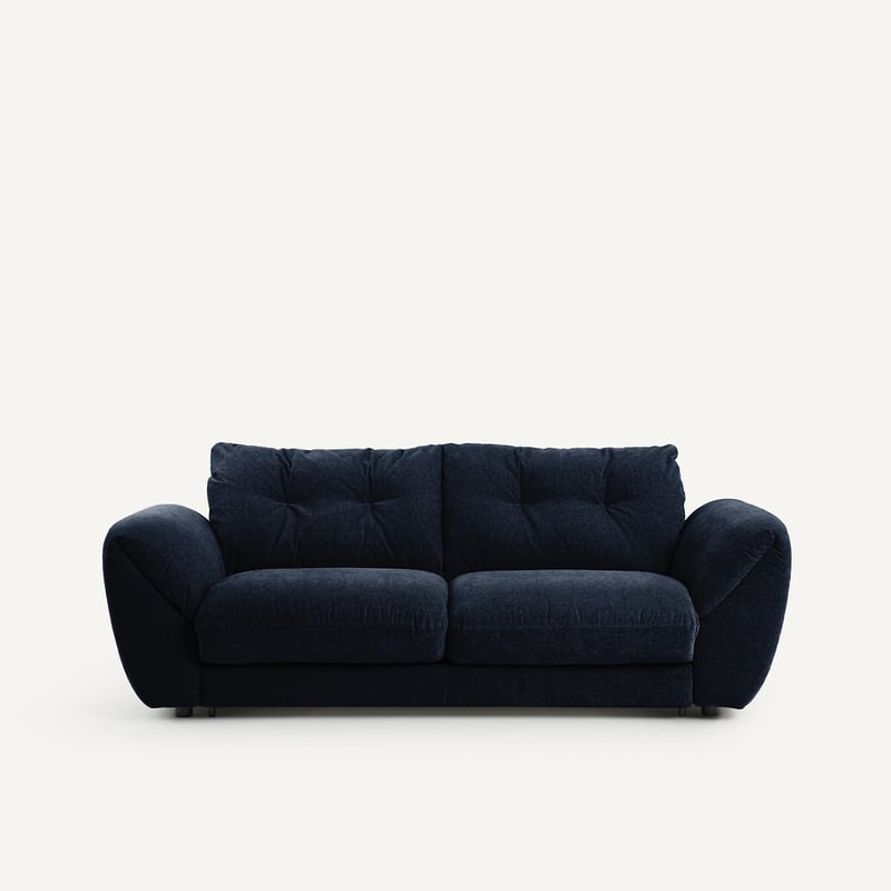 Am.pm 3-sitziges Schlafsofa Edgar, Velours Chenille