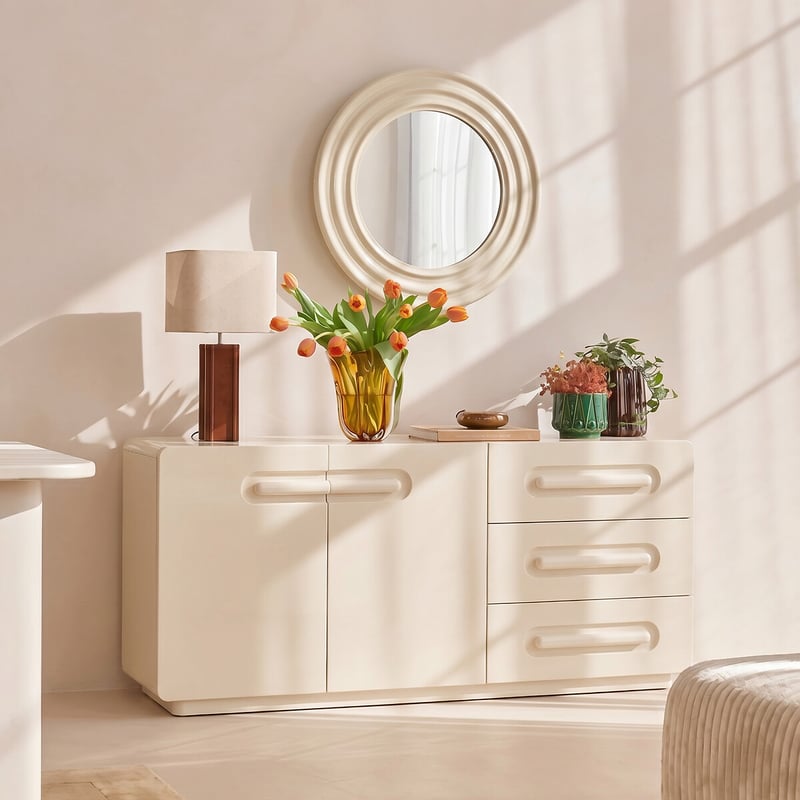 La Redoute Interieurs Lackiertes Sideboard, 2 Türen, 3 Schubladen, Newcool