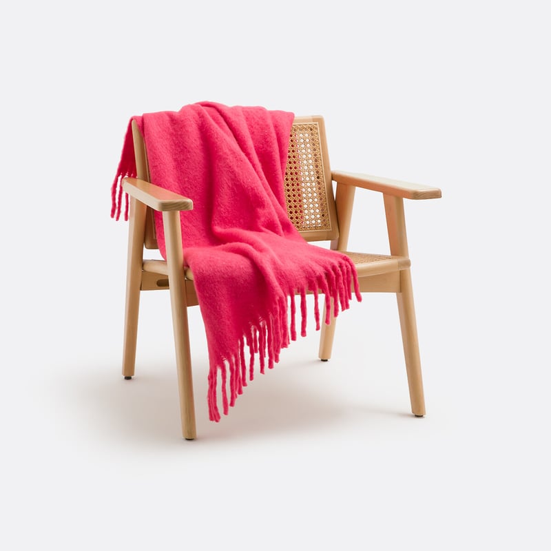 La Redoute Interieurs Plaid Balsam Mit Fransen