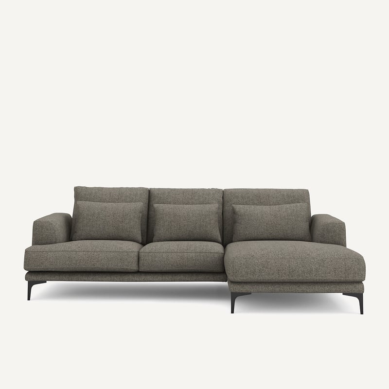 Am.pm Ecksofa Marsile Mit Ecke Rechts, Tweed-optik
