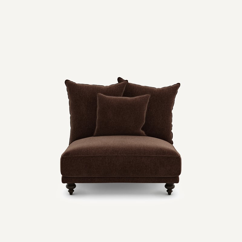Am.pm Sessel Aus Chenille-samt, Lazare