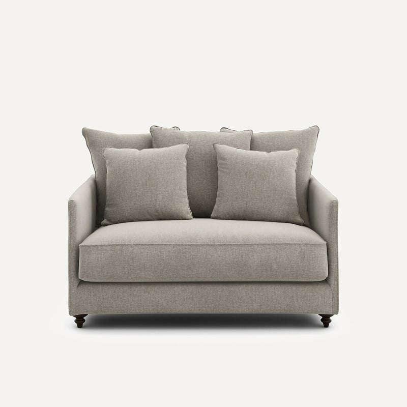 Am.pm 2p-sofa, Umwandelbar, Chenille-samt, Lazare