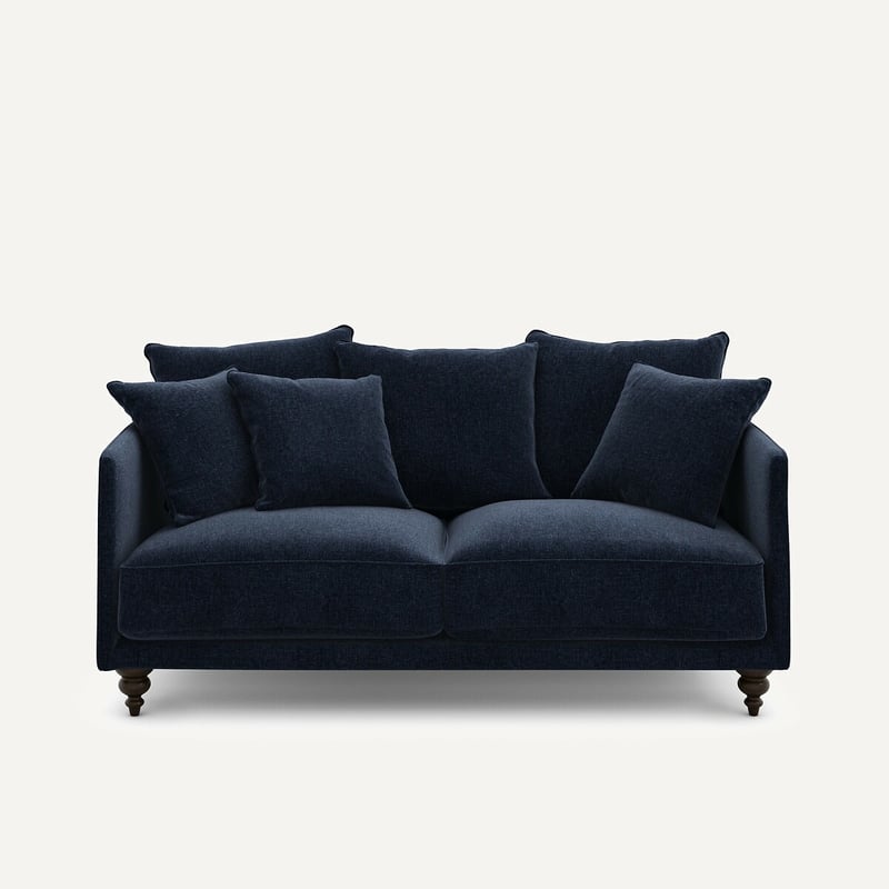 Am.pm Kompaktes Sofa Aus Chenille-samt, Lazare