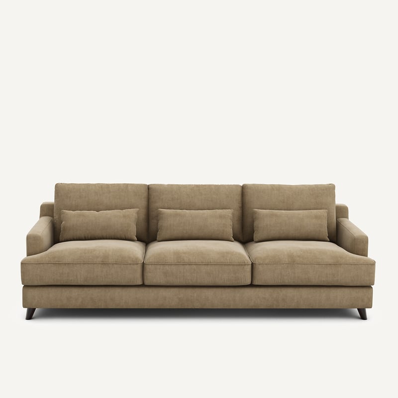 Am.pm 3- Oder 4-sitzer-sofa, Stonewashed Velours, Alwine