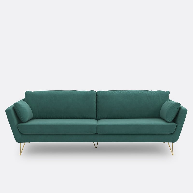 Sofa Aus Velours, 3-, 4- Oder 5-sitzer, Topim