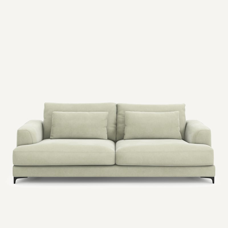 Am.pm 4-sitzer-schlafsofa Marsile, Samt Stonewashed